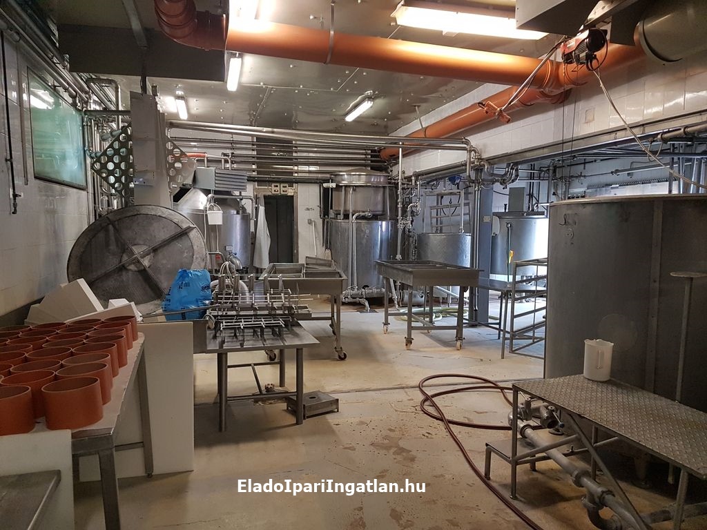 Eladó élelmiszer gyártó ipari ingatlan Budapest 